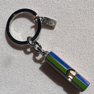 Coach Legacy Whistle Keychain